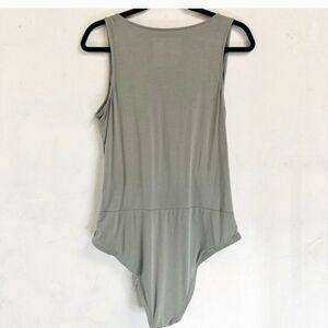 Torrid Super Soft Knit Gray Bodysuit Sleeveless Womens SIze 1 XL